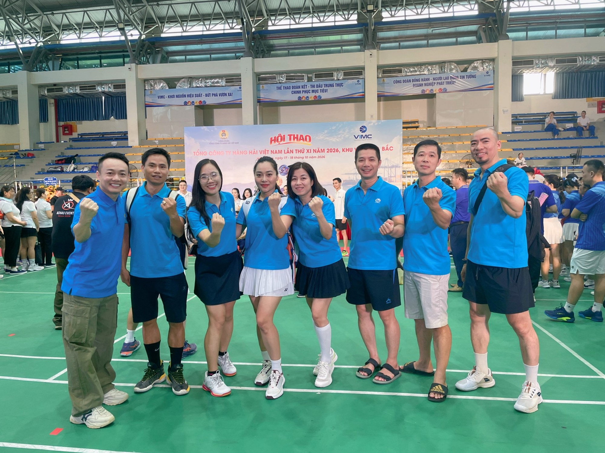 Team VĐV Cảng Đình Vũ